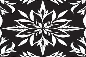 black and white seamless pattern image for background or texture, EPS 10 vector