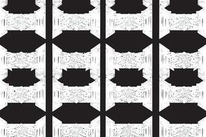 negro y blanco sin costura modelo imagen para antecedentes o textura, eps 10 vector