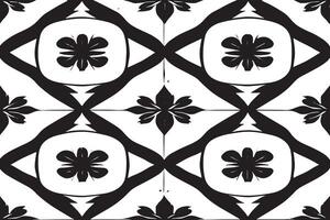 black and white seamless pattern image for background or texture, EPS 10 vector