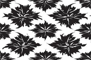 black and white seamless pattern image for background or texture, EPS 10 vector