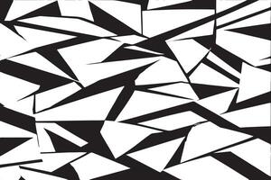 irregular pattern black texture on pure white isolated background for background or texture vector