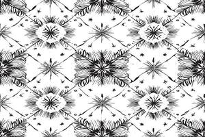 black and white seamless pattern image for background or texture, EPS 10 vector