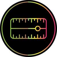 Dial Line Gradient Due Color Icon Design vector