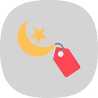 Discount Flat Curve Icon Design vector