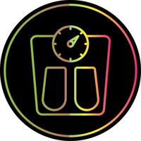 Scales Line Gradient Due Color Icon Design vector