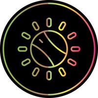 Dial Line Gradient Due Color Icon Design vector