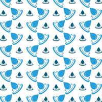 Water drop sensitive trendy multicolor repeating pattern illustration design vector