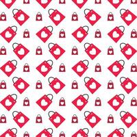 Love shipping sensitive trendy multicolor repeating pattern illustration design vector