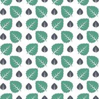 Aspen leaf sensitive trendy multicolor repeating pattern illustration background design vector