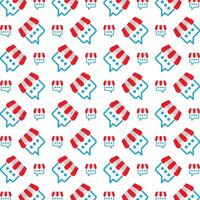 Chat store sensitive trendy multicolor repeating pattern illustration background design vector
