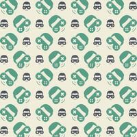 Geek gaming sensitive trendy multicolor repeating pattern illustration background design vector