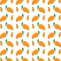 Mango tree artful trendy multicolor repeating pattern illustration background design vector