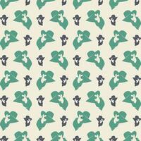 Cowboy sensitive trendy multicolor repeating pattern illustration background design vector