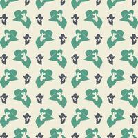 Cowboy sensitive trendy multicolor repeating pattern illustration background design vector