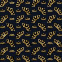 Love crown sensitive trendy multicolor repeating pattern illustration background design vector
