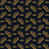 Love crown sensitive trendy multicolor repeating pattern illustration background design vector