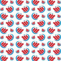 Success artful trendy multicolor repeating pattern illustration design vector