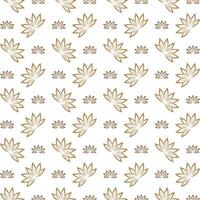 Gold lotus sensitive trendy multicolor repeating pattern illustration background design vector