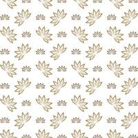 Gold lotus sensitive trendy multicolor repeating pattern illustration background design vector