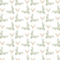 Deer outline exotic trendy multicolor repeating pattern illustration background design vector