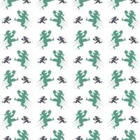 Ninja delivery sensitive trendy multicolor repeating pattern illustration background design vector