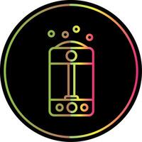 Humidifier Line Gradient Due Color Icon Design vector