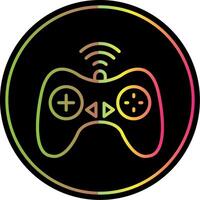 Controller Line Gradient Due Color Icon Design vector