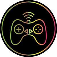 Controller Line Gradient Due Color Icon Design vector