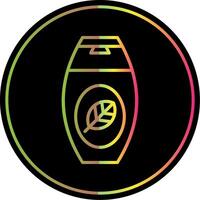 Shampoo Line Gradient Due Color Icon Design vector