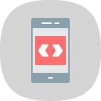 Arrow Flat Curve Icon Design vector