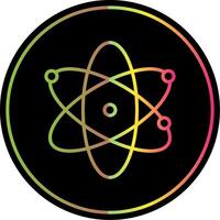 Science Line Gradient Due Color Icon Design vector