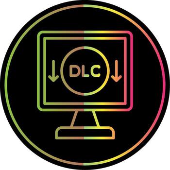 Download File Line Gradient Due Color Icon Design vector