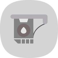 Ink Cartridge Flat Curve Icon Design vector