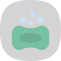 Soap Flat Curve Icon Design vector