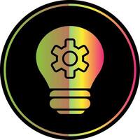 Engineering Glyph Due Color Icon Design vector