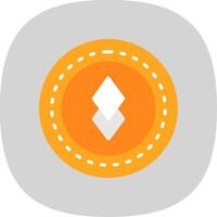 Altcoin Altcoin Flat Curve Icon Design vector
