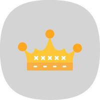 Bitcoin Here Flat Curve Icon Design vector