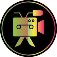 Glyph Due Color Icon Design vector
