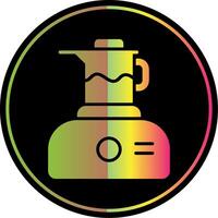 Juicer Glyph Due Color Icon Design vector