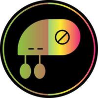 Mixer Glyph Due Color Icon Design vector