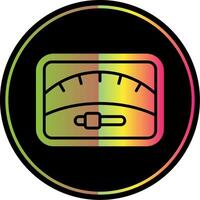 Dial Glyph Due Color Icon Design vector