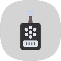 Device Flat Curve Icon Design vector