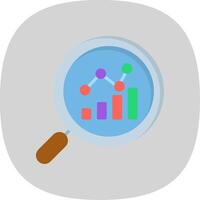 Stairs Flat Curve Icon Design vector