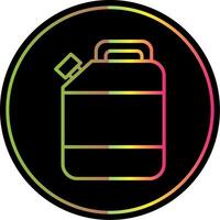 Jerry Can Line Gradient Due Color Icon Design vector