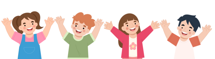 Happy Children Illustration png