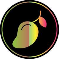 Mango Glyph Due Color Icon Design vector