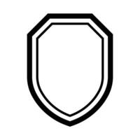 shield icon line vector