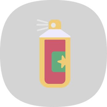 tonto instrumentos de cuerda plano curva icono diseño vector