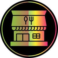 Restaurant Glyph Due Color Icon Design vector