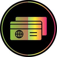 Electronic Payments Glyph Due Color Icon Design vector